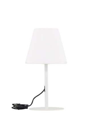 Venture Home Moris Bordslampa ø28*52cm - Vit/Vit/