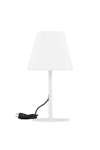 Venture Home Moris Bordslampa ø28*52cm - Vit/Vit/