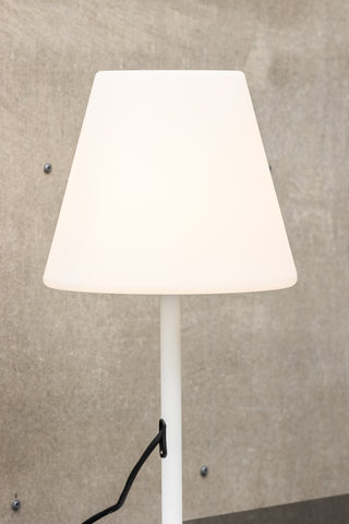 Venture Home Moris Bordslampa ø28*52cm - Vit/Vit/