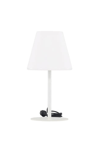 Venture Home Moris Bordslampa ø28*52cm - Vit/Vit/