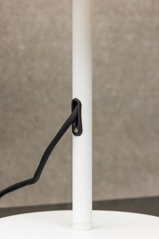 Venture Home Moris Bordslampa ø28*52cm - Vit/Vit/