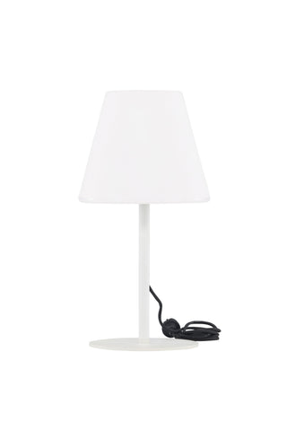 Venture Home Moris Bordslampa ø28*52cm - Vit/Vit/