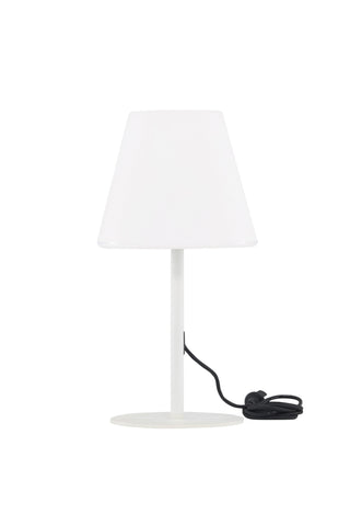Venture Home Moris Bordslampa ø28*52cm - Vit/Vit/