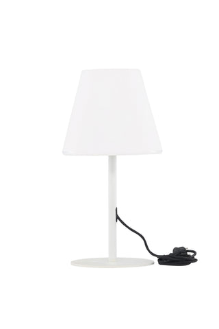 Venture Home Moris Bordslampa ø28*52cm - Vit/Vit/