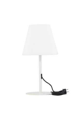 Venture Home Moris Bordslampa ø28*52cm - Vit/Vit/