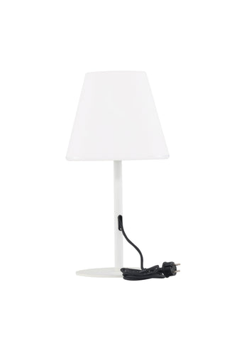 Venture Home Moris Bordslampa ø28*52cm - Vit/Vit/