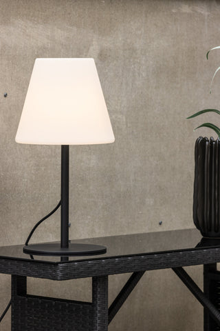 Venture Home Moris Bordslampa ø28*52cm - Svart/vit /