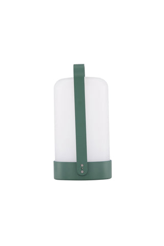 Venture Home Fern Bordslampa ø12*22cm - Mörkgrön/vit /