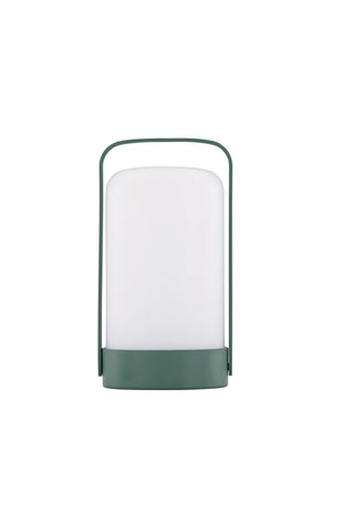 Venture Home Fern Bordslampa ø12*22cm - Mörkgrön/vit /