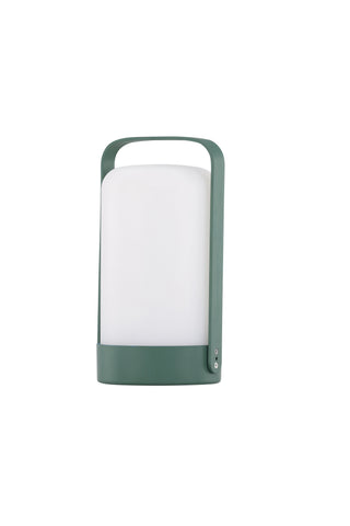 Venture Home Fern Bordslampa ø12*22cm - Mörkgrön/vit /