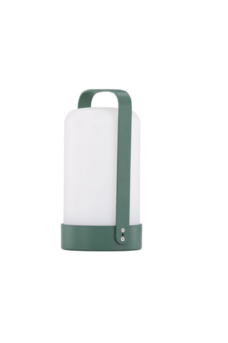 Venture Home Fern Bordslampa ø12*22cm - Mörkgrön/vit /