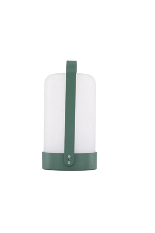Venture Home Fern Bordslampa ø12*22cm - Mörkgrön/vit /