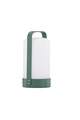 Venture Home Fern Bordslampa ø12*22cm - Mörkgrön/vit /