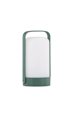 Venture Home Fern Bordslampa ø12*22cm - Mörkgrön/vit /