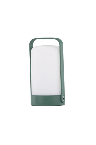 Venture Home Fern Bordslampa ø12*22cm - Mörkgrön/vit /