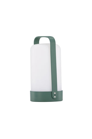 Venture Home Fern Bordslampa ø12*22cm - Mörkgrön/vit /