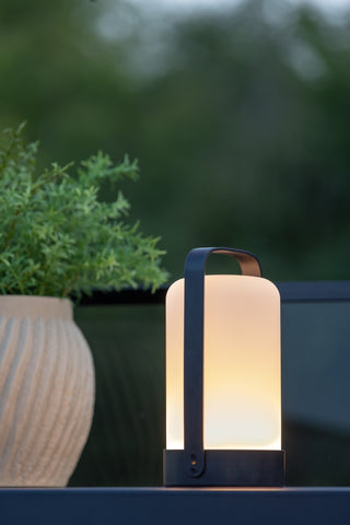 Venture Home Fern Bordslampa ø12*22cm - Svart/vit /