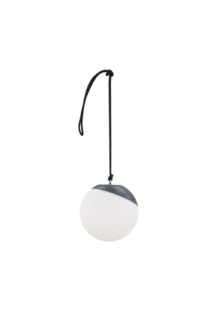 Venture Home Doris Pendellampa ø20*19cm - Svart/vit /