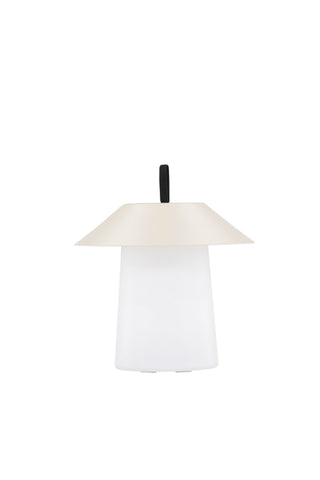 Venture Home Rubu Bordslampa ø24*26cm - Beige/vit /
