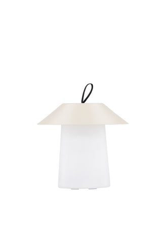 Venture Home Rubu Bordslampa ø24*26cm - Beige/vit /
