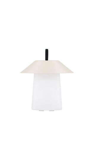 Venture Home Rubu Bordslampa ø24*26cm - Beige/vit /