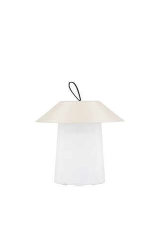 Venture Home Rubu Bordslampa ø24*26cm - Beige/vit /