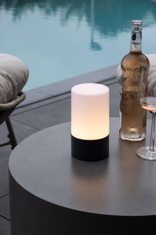 Venture Home Tubu Bordslampa ø10*18cm - Svart/vit /