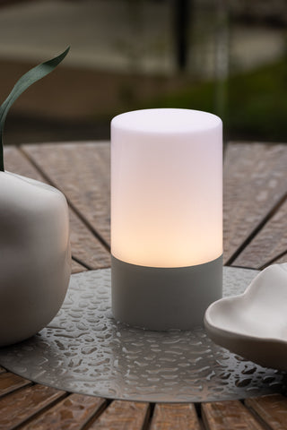 Venture Home Tubu Bordslampa ø10*18cm - Grå/vit /