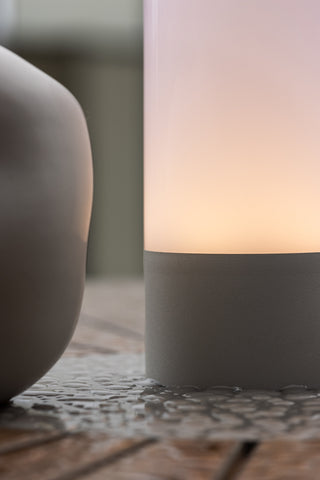 Venture Home Tubu Bordslampa ø10*18cm - Grå/vit /