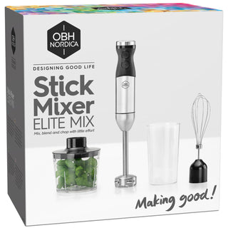 OBH Nordica Stavmixer Set 800W Elite Mix 7715