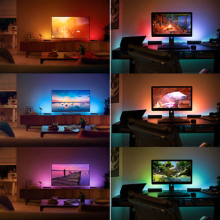 Philips Hue Play White Ambiance/Color Svart 2-pack