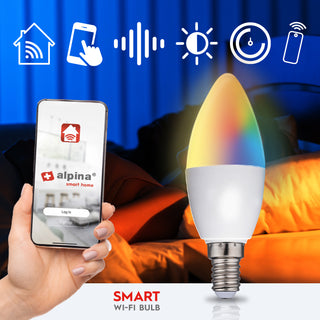 Alpina WiFi Smart E14 LED RGBW 4,9W 470 lm