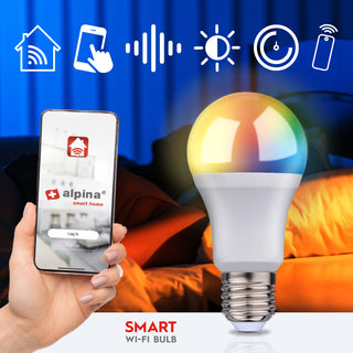 Alpina WiFi Smart E27 LED RGBW 9W 806 lm