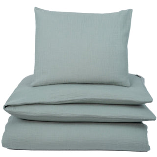 NG Baby Påslakan Vagga/Vagga Muslin Frosty Green