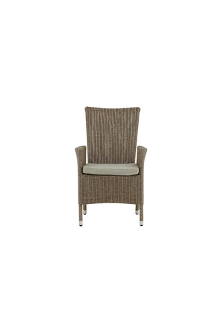 Toscana vilstol - Nature Wicker / Nature kudde