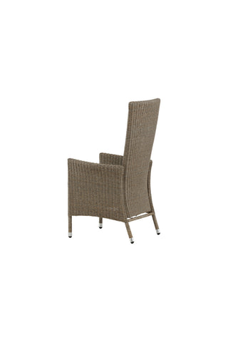 Toscana vilstol - Nature Wicker / Nature kudde