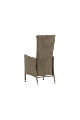 Toscana vilstol - Nature Wicker / Nature kudde