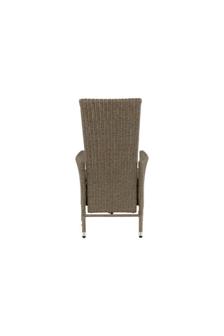 Toscana vilstol - Nature Wicker / Nature kudde