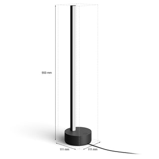 Philips Hue Gradient Signe Bordslampa Wh/Color Svart