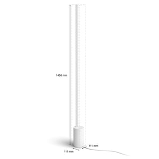 Philips Hue Gradient Signe Golvlampa Wh/Color Vit