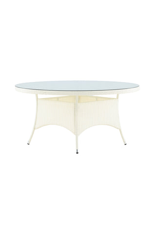 Venture Home Volta Bord ø 150 - Vit/Glas