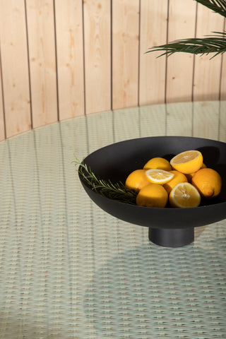 Venture Home Volta Bord ø 150 - Vit/Glas