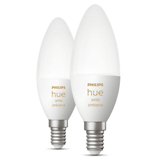 Philips Hue White Ambiance E14 Kron 2-pack