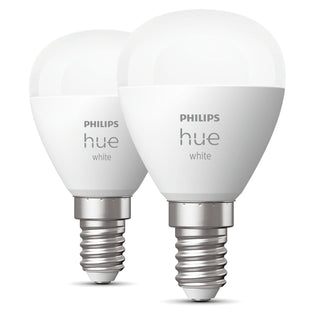 Philips Hue White E14 P45 Klot 2-pack