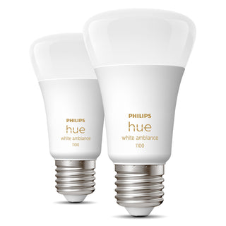 Philips Hue White Ambiance E27 A60 1100lm 2-pack
