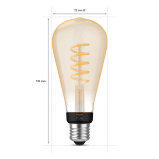 Philips Hue White Ambiance Filament E27 ST72 Edison