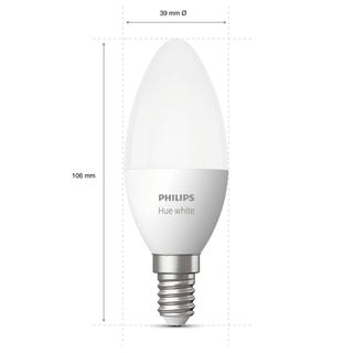Philips Hue White E14 Kron 1-pack