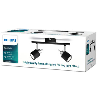 Philips Meranti Spotlight 2 Spot Svart