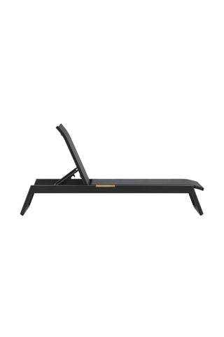Mexico Sun Lounge 2-pack - Svart/Teak