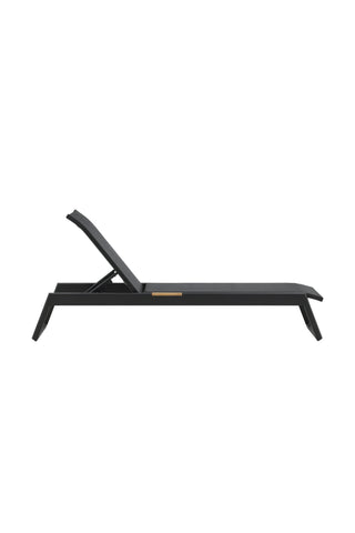 Mexico Sun Lounge 2-pack - Svart/Teak